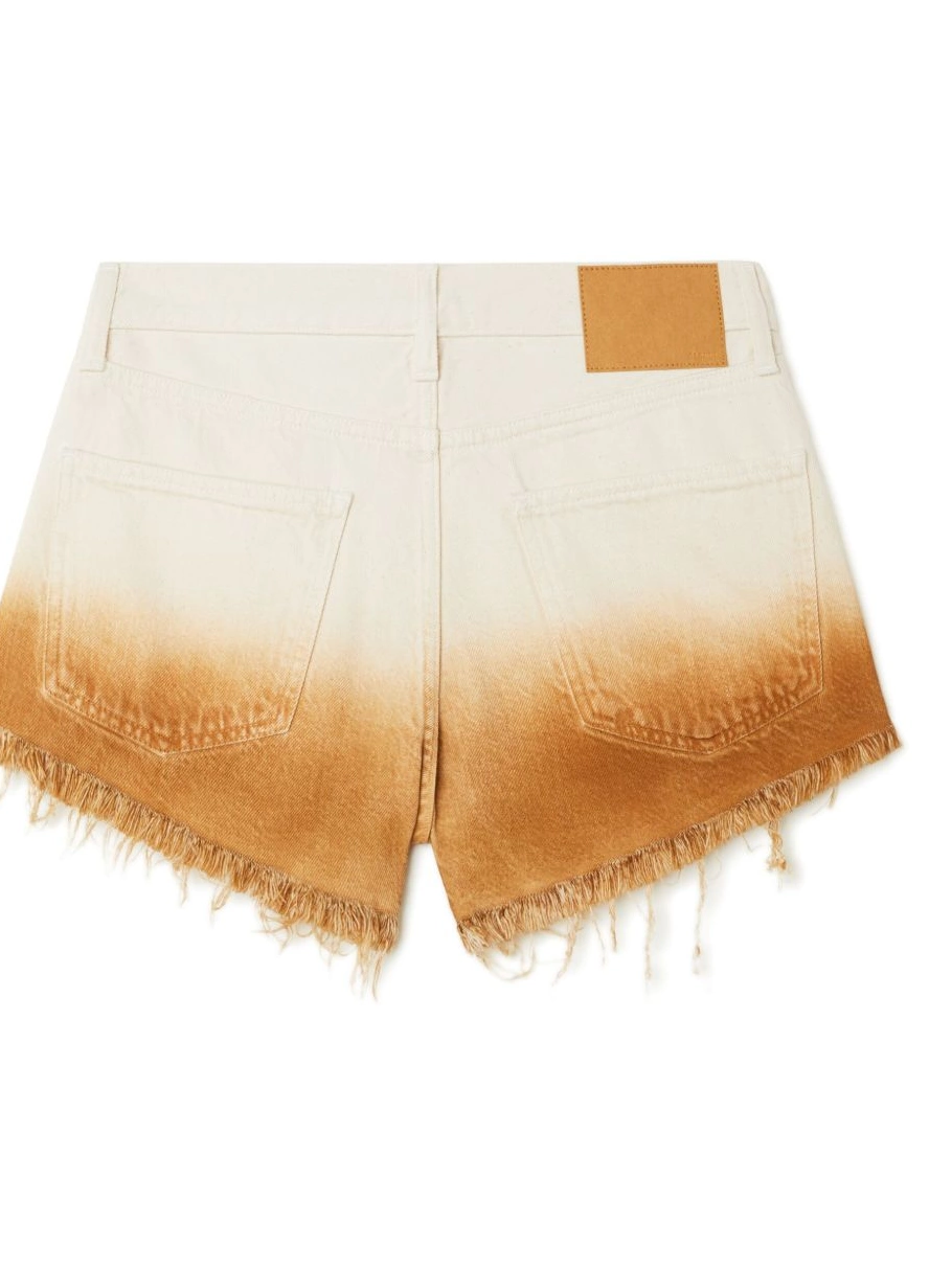 Cheap gradient Hues Women Alanui Bright denim shorts 0430